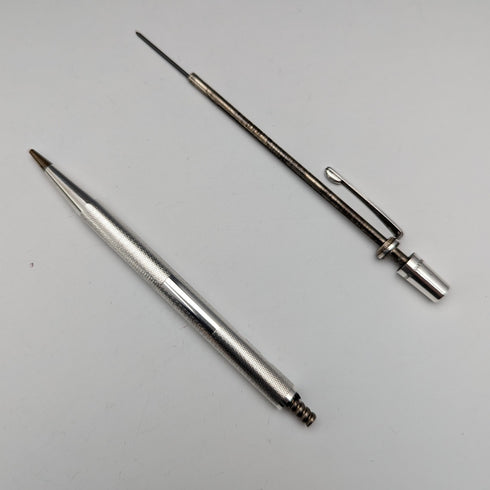 1972 英國 Yard O' 紅色純銀自動鉛筆(附盒子)